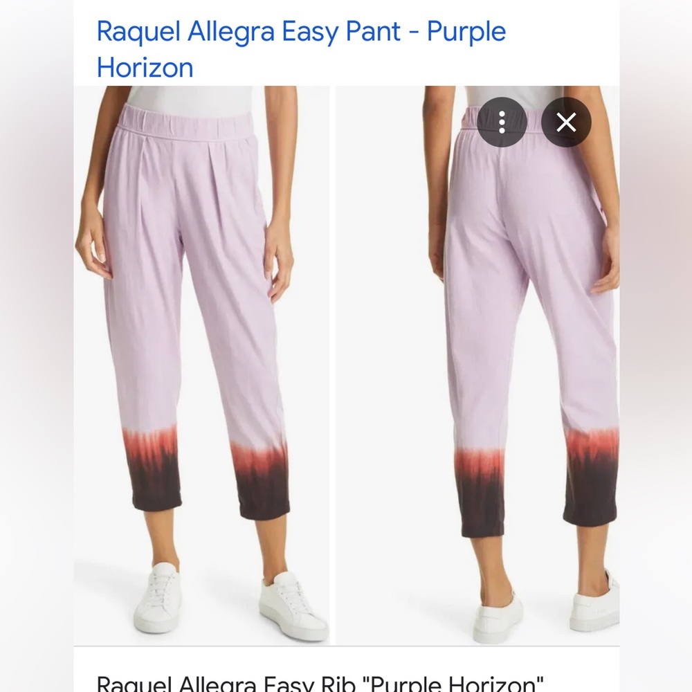 Raquel Allegra Easy Pant Purple Horizon
